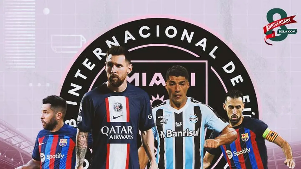 Inter Miami - Lionel Messi, Luis Suarez, Sergio Busquets, Jordi Alba