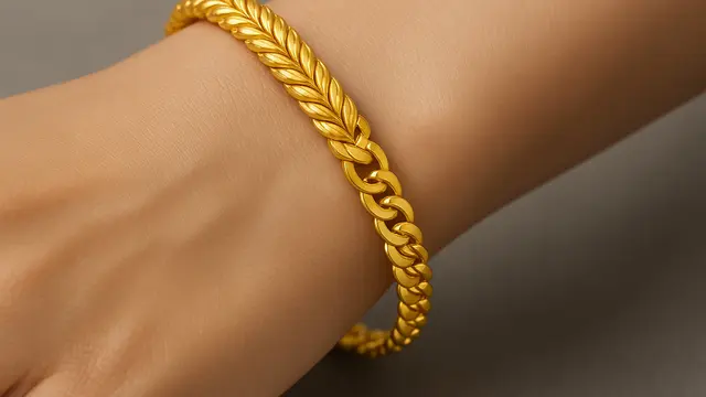 8 Model Gelang Emas 24 Karat 10 Gram Yang Lagi Tren, Mewah Tapi Simpel Untuk Sehari-Hari