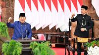 Prabowo Subianto dan Gibran Rakabuming Raka secara resmi mengemban tugas sebagai Presiden dan Wakil Presiden Republik Indonesia masa jabatan 2024-2029 pada Minggu, 20 Oktober 2024. (Foto: BPMI Setpres/Rusman)
