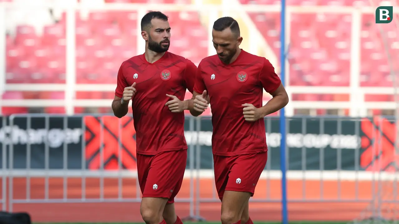 Latihan Timnas Indonesia Jelang Laga Perdana Melawan Kamboja di Piala AFF 2022