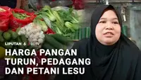 Harga Pangan Turun, Pedagang dan Petani Lesu