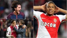 Berikut ini Kylian Mbappe dan lima wonderkid di Ligue 1 Prancis musim 2017/2018. (Kolase foto-foto dari AFP)