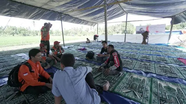 Rumah Zakat Dirikan Masjid Darurat Bagi Korban Gempa Lombok