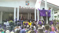 Tolak Revisi UU KPK, Ribuan Mahasiswa Duduki Kantor Wali Kota Bogor