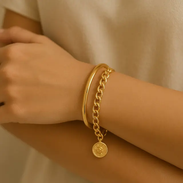 Model Gelang Emas untuk Ibu Muda