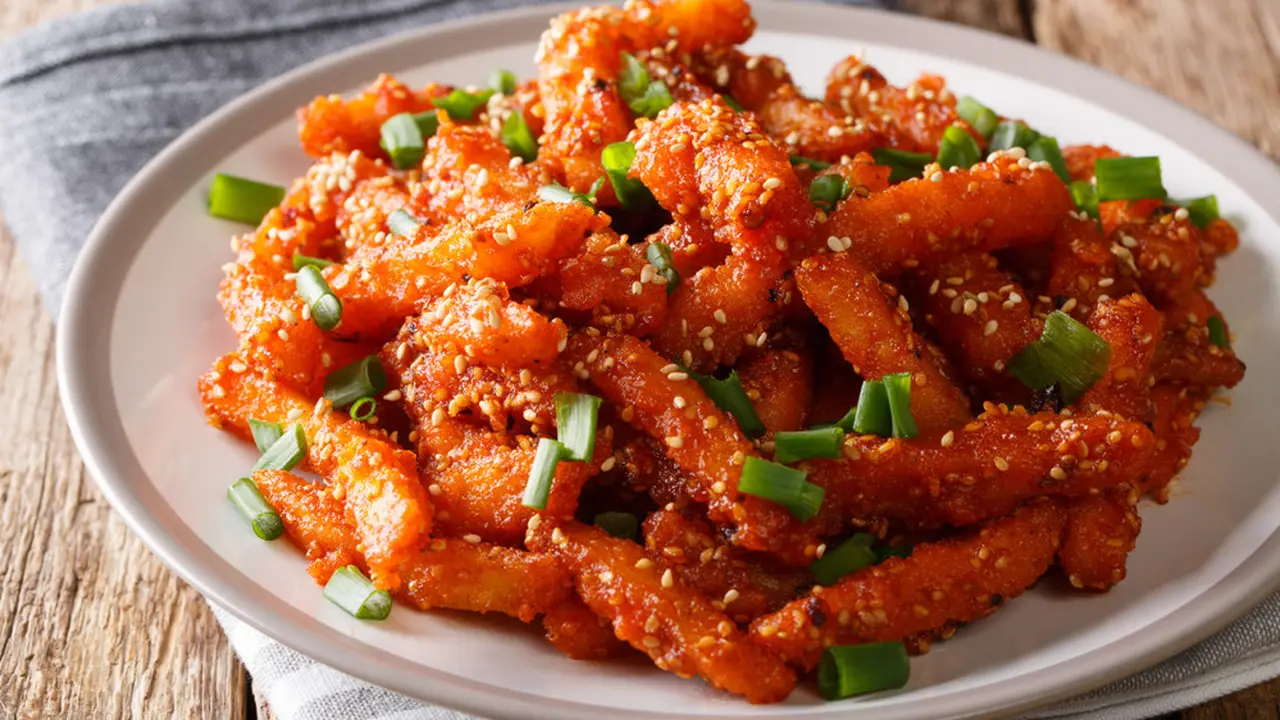 chili honey potato