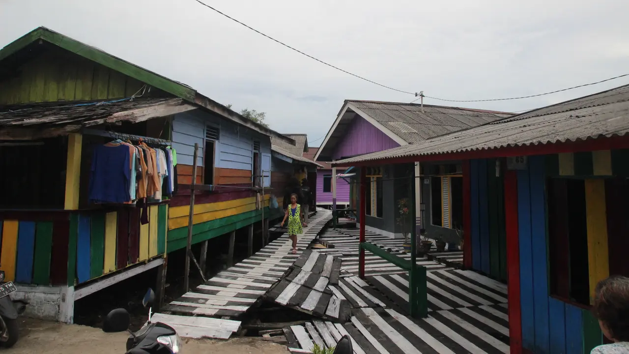 Kampung Warna-Warni Jodipan Malang Punya Saingan dari Balikpapan