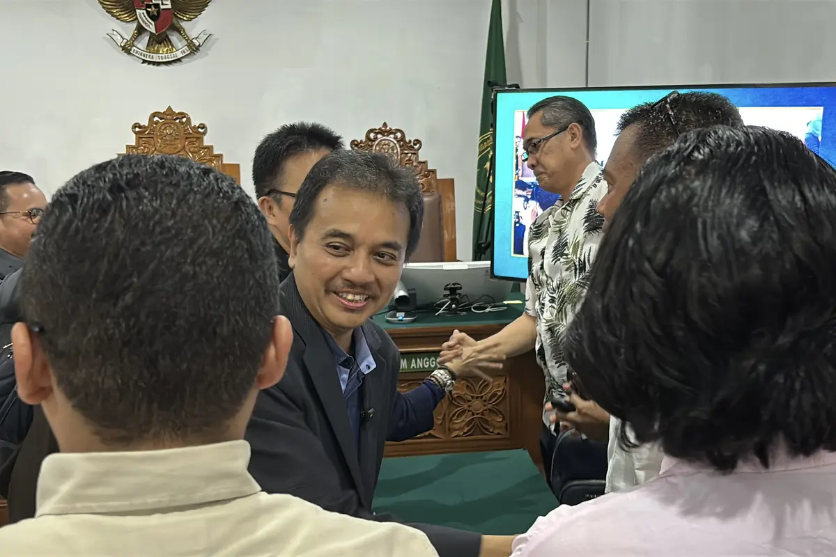 Roy Suryo di Sidang Putusan Praperadilan