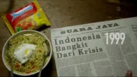 Seiring perjalan waktu, tak terasa Indomie sudah menemani Indonesia selama 45 tahun dalam membangun Indonesia