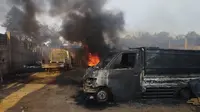 Buntut Kebakaran Gudang Penampungan BBM Ilegal di Lampung Selatan, 6 Orang Diperiksa