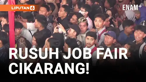  Job Fair Cikarang Rusuh, Pencari Kerja Pingsan!