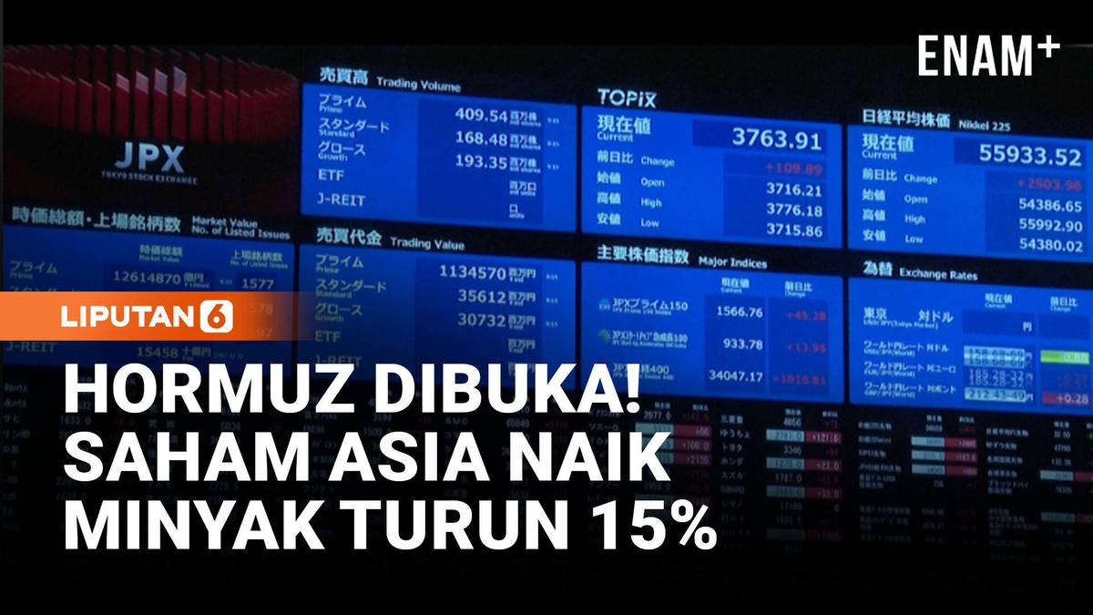Efek Hormuz Dibuka: Harga Minyak Turun dan Saham Asia Menguat