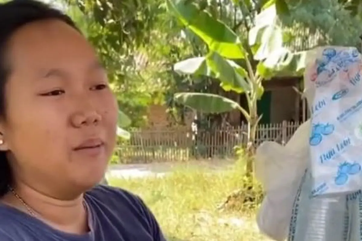 Penjual es tebu