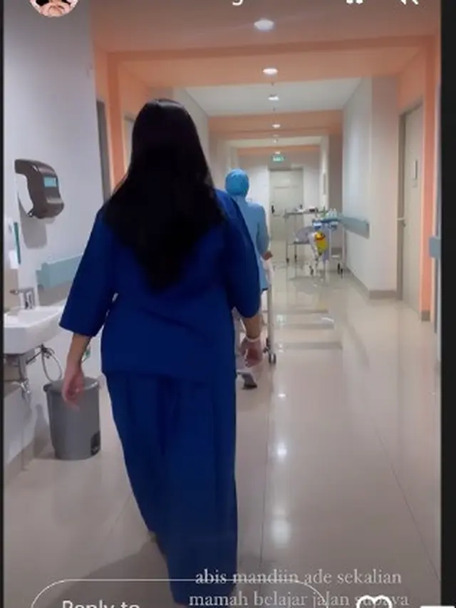 Momen Perjuangan Hanum Mega Melahirkan Anak Kedua