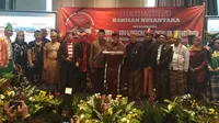 Relawan Barisan Nusantara deklarasi dukung pasangan Jokowi-Moeldoko maju Pilpres 2019.