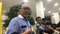 Ketum PAN Zulkifli Hasan (Zulhas) merinci strategi pemenangan TKN Prabowo-Gibran. (Liputan6.com/Elza Hayanara Sahira)