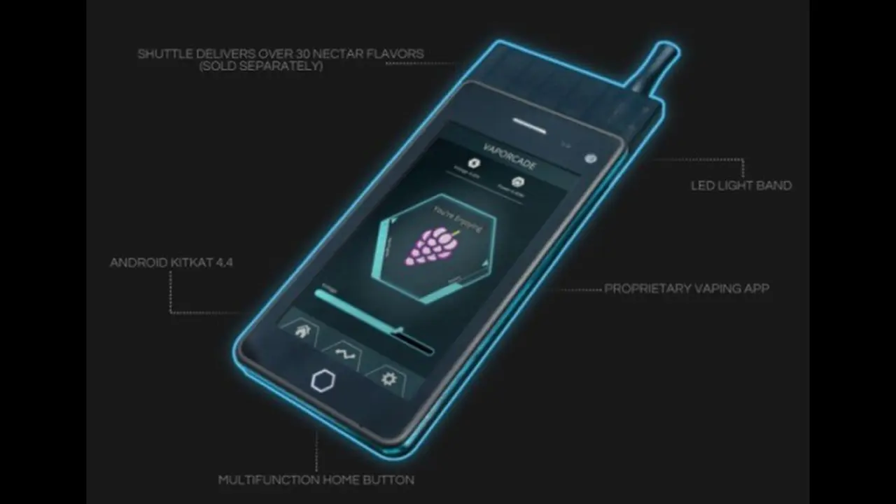 Vaporcade Jupiter, Smartphone sekaligus Rokok Elektrik