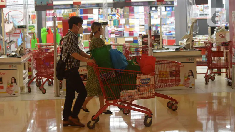 Inflasi pasar ritel supermarket