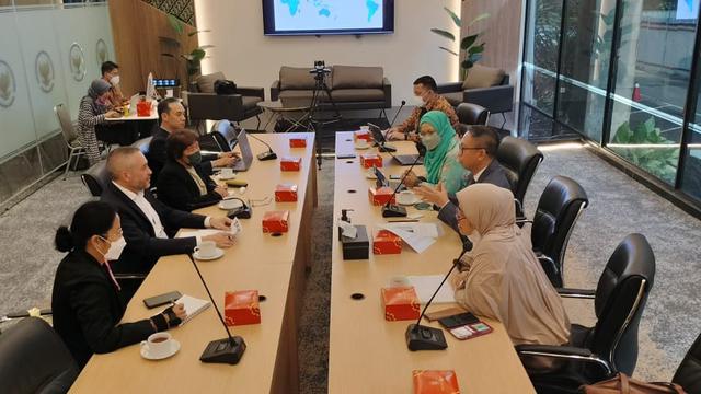 Deputi Bidang Koordinasi Kerja Sama Ekonomi Internasional Kementerian Koordinator Bidang Perekonomian Edi Prio Pambudi