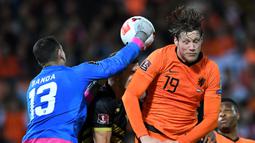 De Oranje tanpa ampun menghajar Gibraltar dengan enam gol tanpa balas. (AFP/John Thys)