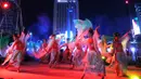Pemerintah Provinsi DKI Jakarta menggelar acara Transisi Perayaan Imlek 2577 Kongzili menuju Ramadan 1447 Hijriah di kawasan Bundaran Hotel Indonesia (HI), Jakarta, Selasa (17/2/2026). Tampak dalam foto, penari beraksi pada acara Transisi Perayaan Imlek 2577 Kongzili menuju Ramadan 1447 H di kawasan Bundaran Hotel Indonesia (HI), Jakarta, Selasa (17/2/2026). (Kapanlagi.com/Budy Santoso)
