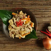 Ilustrasi tumis jamur wortel/copyright shutterstock.com/Firlia Rury