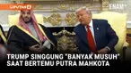 Presiden Amerika Serikat Donald Trump dan Putra Mahkota Arab Saudi Mohammed bin Salman menghindari pertanyaan mengenai jumlah dana yang akan dikucurkan Riyadh untuk rekonstruksi Gaza.