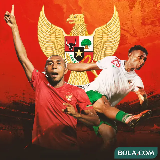 Timnas Indonesia - Patrich Wanggai dan Titus Bonai