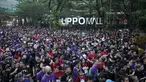 Ribuan pelari mengikuti Batman Run Series di Jakarta Barat; Minggu (1/12). Acara ini merupakan kerjasama antara Indofunrun dengan Lippo Mall Puri. (Dokumentasi Indofunrun)