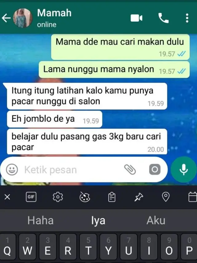 7 Chat Ibu Meledek Anaknya Ini Bikin Senyum