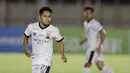 Gelandang Madura United, Andik Vermansah, saat melawan Bhayangkara FC pada laga Liga 1 2019 di Stadion Madya, Jakarta, Senin (5/8). Kedua tim bermain imbang 1-1. (Bola.com/M iqbal Ichsan)