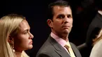 Foto pada tanggal 19 Oktober 2016, Donald Trump Jr. dan istrinya Vanessa Trump menunggu debat calon presiden AS di Las Vegas, Nevada. Donald Trump Jr. digugat cerai sang istri, Vanessa Trump. (Win McNamee / Getty Images / AFP)