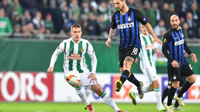 Inter Milan Kalahkan Rapid Wina Lewat Sebiji Gol Penalti