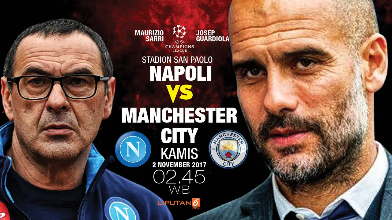 Prediksi Napoli vs Manchester City