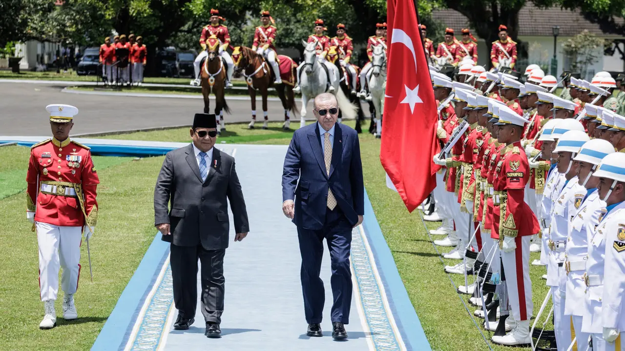Prabowo Subianto Terima Kunjungan Presiden Turki Recep Tayyip Erdogan