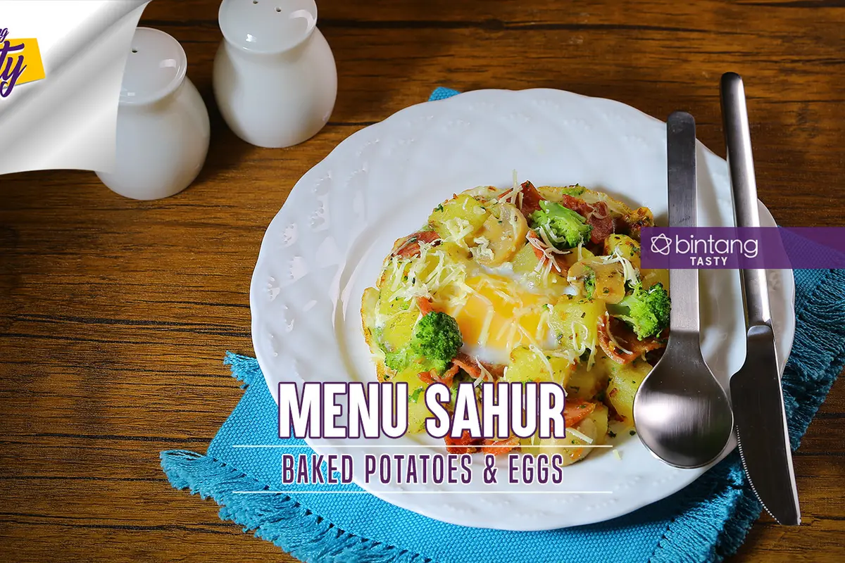 [Bintang] Menu Sahur: Baked Potatoes & Eggs