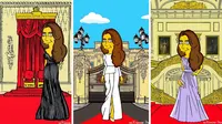Kate Middleton Jadi seperti Karakter Kartun The Simpsons