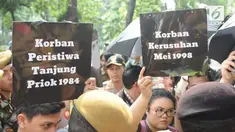Debat perdana Pilpres 2019 akan digelar pada 17 Januari 2019, salah satu isu yang dibahas terkait HAM.