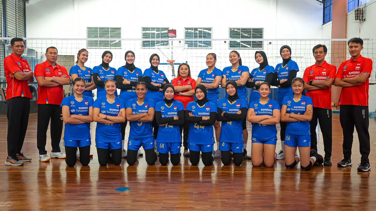 Foto: Megawati dan Yolla Absen, Timnas Bola Voli Putri Indonesia Siap Ikuti Jejak Tim Putra di SEA V League 2023