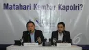 Lingkaran Survei Indonesia (LSI) memaparkan hasil survey terkait polemik Kapolri di Kantor LSI Jakarta, Selasa (20/1//2015). (Liputan6.com/Herman Zakharia)
