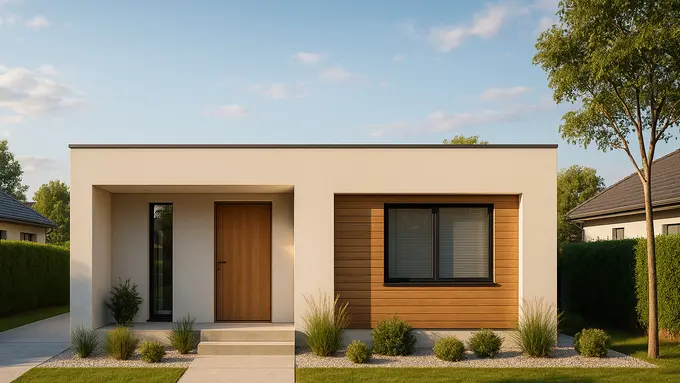 Rumah Minimalis 1 Lantai Tanpa Atap Tren 2025/ChatGPT