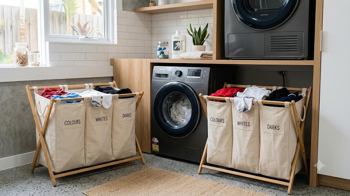 8 Ide Organizer untuk Area Laundry Minimalis yang Hemat Ruang dan Estetik
