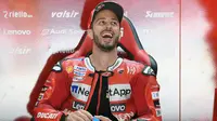 3. Pembalap Ducati, Andrea Dovizioso berada di urutan ke tiga klasemen sementara MotoGP 2020 dengan 31 poin. Pembalap asal Italia itu hanya mampu finis di urutan 11 pada balapan MotoGP Republik Ceska di Sirkuit Brno, Minggu (9/8/2020). (AFP/Lluis Gene)