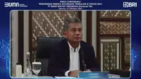 Paparan kinerja keuangan kuartal III 2021 PT Bank Rakyat Indonesia (Persero) Tbk, Rabu (27/10/2021) (Dok: tangkapan layar/Pipit Ramadhani)