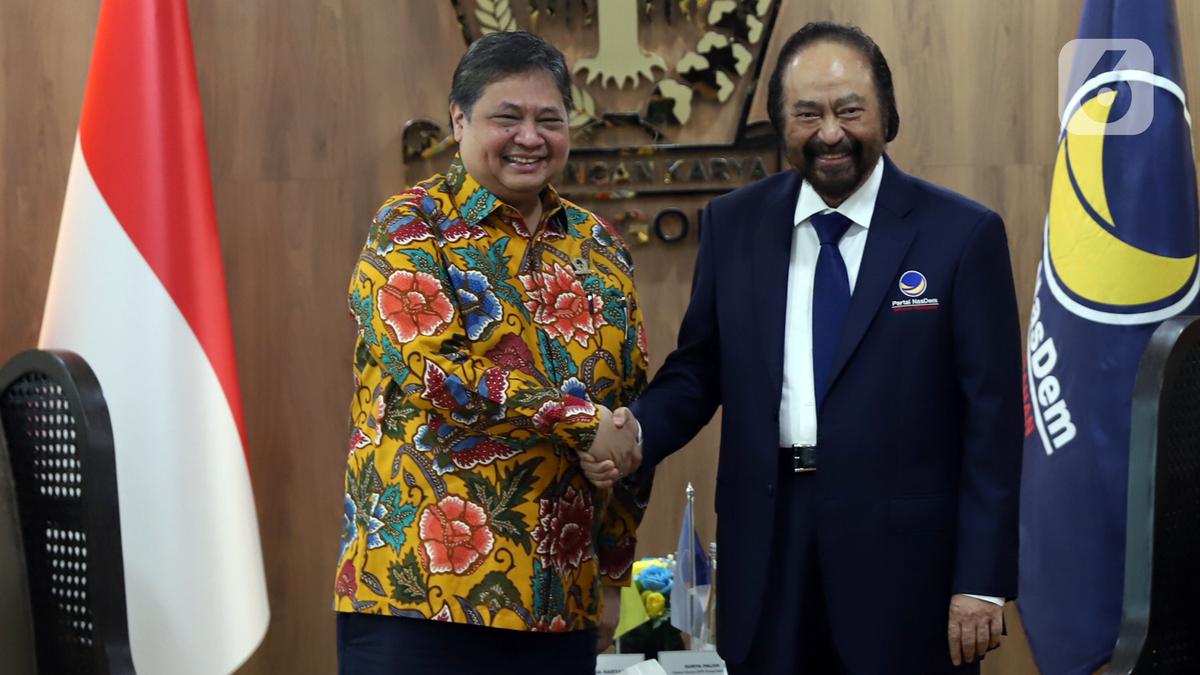 Respons Surya Paloh Saat Mendengar Airlangga Hartarto Mundur dari Jabatan Ketum Golkar