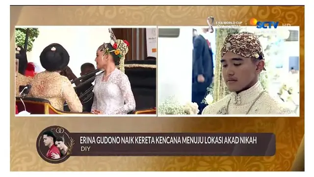 12 Momen Detik-Detik Akad Nikah Kaesang Pangarep dan Erina Gudono, Usung Mataram Islam