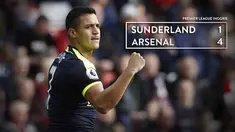 Video highlights Premier League antara Sunderland melawan Arsenal yang berakhir dengan skor 1-4, Sabtu (29/10/2016)