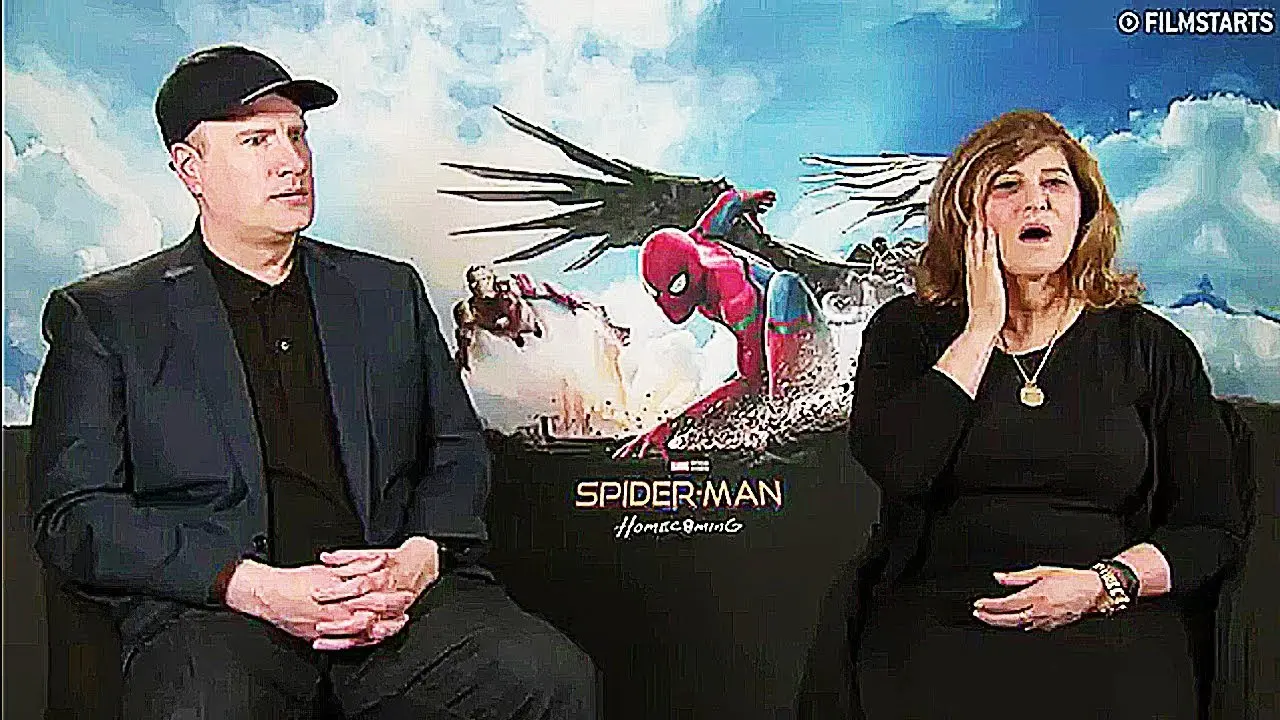 Para produser Spider-Man: Homecoming, Kevin Feige dan Amy Pascal. (Screen Rant)