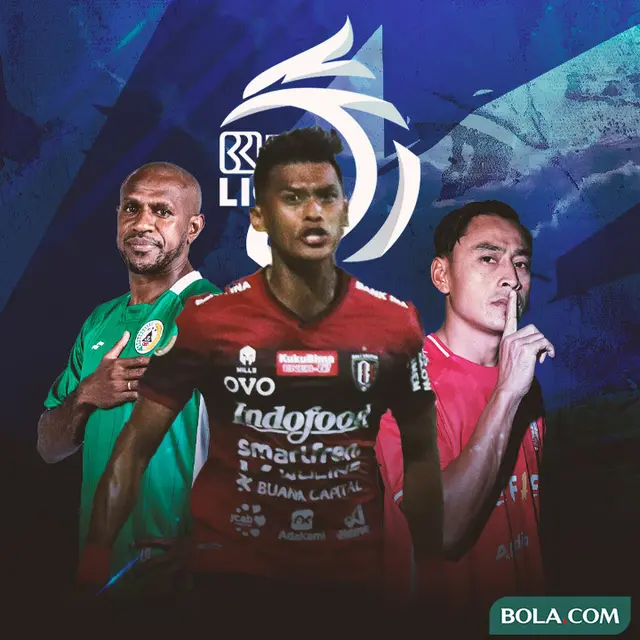 Liga 1 - Boaz Solossa, Lerby Eliandry, Samsul Arif