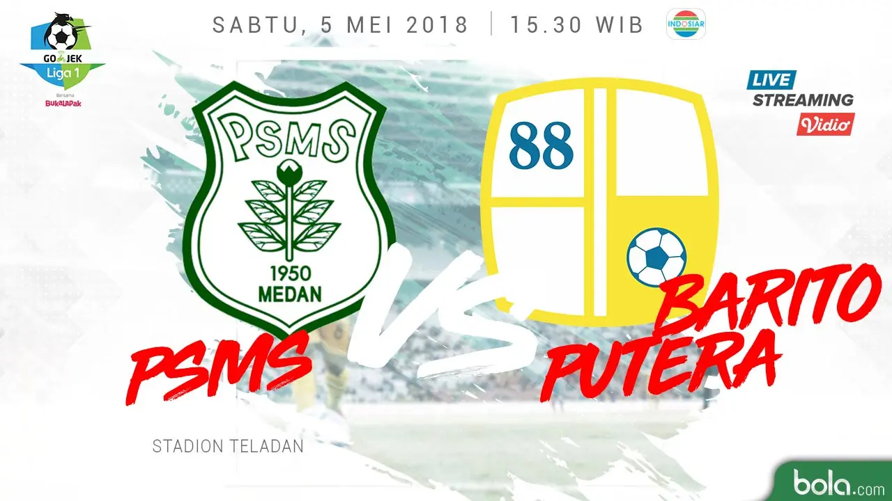 PSMS Medan Vs Barito Putera